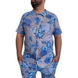 Conjunto Plus Size Floral Conjunto Estampado Masculino