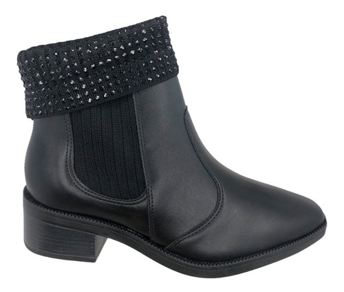 Bota Feminina Vizzano Cano Baixo - 3088.104 - Preto