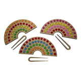 Arcoiris De Pompones Con Pinza Precio X1 Juego Montessori 