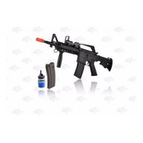 Marcadora Airsoft Spring M16 M4 Mira Reflex Bbs Xtreme