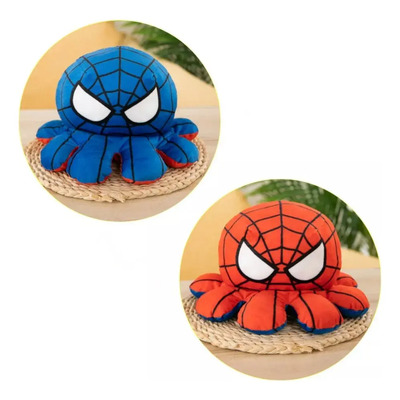 Peluche De Pulpo Reversible Spiderman 20 Cm | Meses sin interés