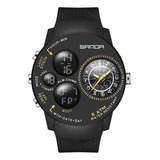 Reloj Electrónico Impermeable Para Hombre Sanda Fashion