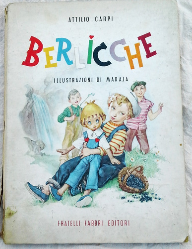 Berlicche - Cuento Ilustrado Italiano Simil Pinocho 1956
