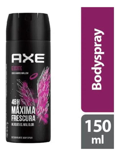 Desodorante En Aerosol Axe Excite 48 Horas En Lata Con 96g