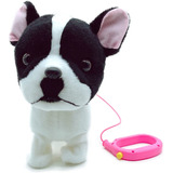 Walking Plush Animated Puppy French Bulldog Animal De P...