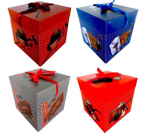 12 Cajas De Regalos Dia Del Padre Papa Hombre Varón Cumple