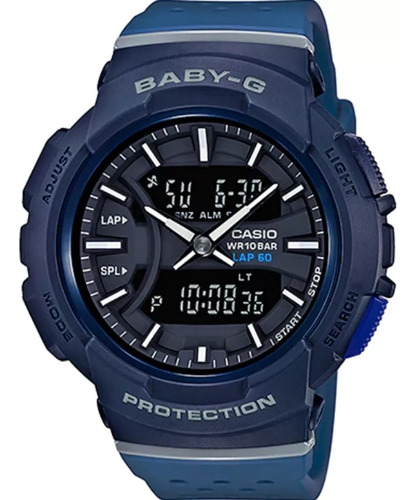 Reloj Casio Baby G Bga-240 Azul-gris