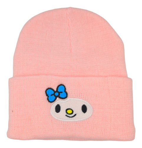 Gorro My Melody Rosa Gorro Tejido Bordado Gorro Sanrio 