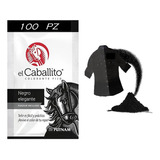 Colorante Caballito Telas Ropa Polvo Negro Elegante (100pz)