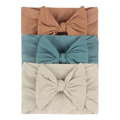 Diadema Wfblock Bow Elastic Nylon Accesorios Para Niños
