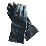 Guantes Cuero Negro Harley-davidson 97252-12vw Mujer Talla M