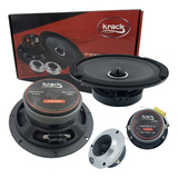 Set De Medios 8 Pulgad Para Auto Tweeter Bala Krack Ktm-8520