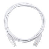 Patch Cord Cable Parcheo Red Utp Categoria 6 3 M Blanco