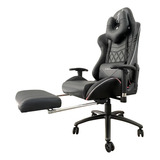 Silla Gamer Reclinable Ergonómica Negra Kitsune Rgb Retroilu