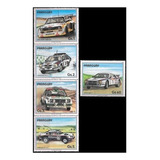 Autos De Rally - Paraguay 1987 - Serie Mint - Yv 2309-13