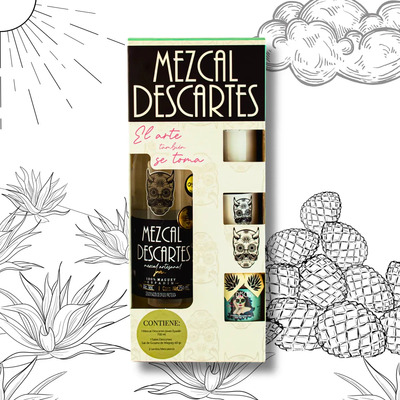 Kit Descartes: Mezcal Descartes, Sal De Gusano, Tarritos | MercadoLibre