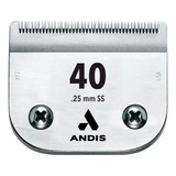 Andis Cuchilla 40 0.25 Mm Peladora Canina Oster Moser