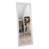 Espejo Grande 128x45 Cm Blanco Para Pared Marco Madera Duradero Decorativo Moderno Rectangular Cuerpo Entero Para Baño Cocina Living Dormitorio Galeria Estilo Clasico Minimalista Pintados A Mano Cuant