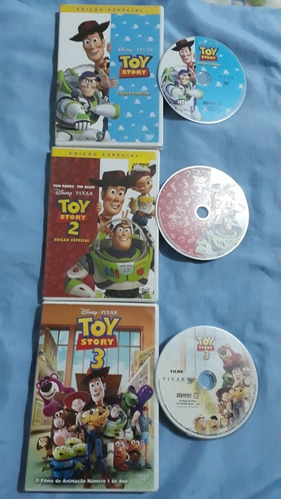 Dvd Toy Story 1, 2, 3 Disney Original A1