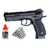 Pistola Asg Cz Sp-01 Shadow Co2 4.5mm 20 Garrafas Y 1500 Bbs