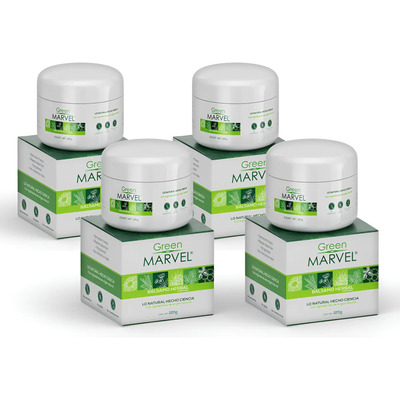 Green Marvel Bálsamo Herbal Natural 4 Pack Tarro 120 Gr - Mentol | Meses sin interés