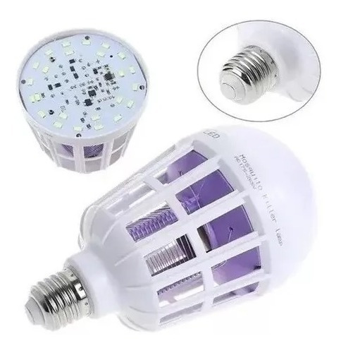 Ampolleta Led Mata Moscas Zancudos Mosquitos 20w