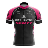 Jersey Ciclismo Apariencia Scott Mitchelton Magenta