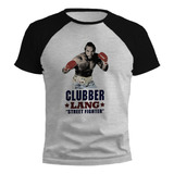 Remera Rocky 3 Club Lang Street Fighter Ranglan Gris