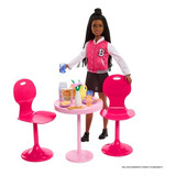 Barbie - Accesorios Para Muñeca Mesa De Desayuno