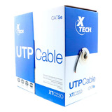 Cable Utp Cat5e Lan Caja 305m Xtech Gris / Tecnofactory