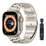 Correa Para Apple Watch Acero 49mm Ultra + Ajustador 