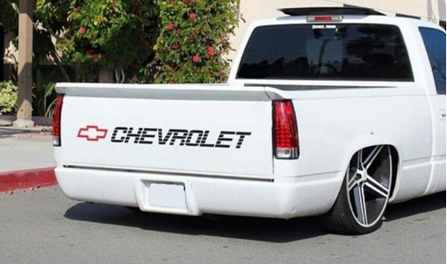 Sticker Para Tapa De Batea Compatible Con Pick Up Chevrolet
