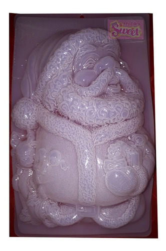 Molde Navidad Santa Claus Gelatina Figura Yeso 