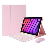 Capa Case Com Teclado Mouse Para iPad Mini 6ª Geração 2021