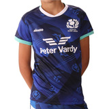 Camiseta Rugby Niño Escocia Imago Remera Talle 8 10 12 14