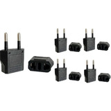 Pack 5 Adaptador Enchufe Americano A Europeo Chileno Xl Pro