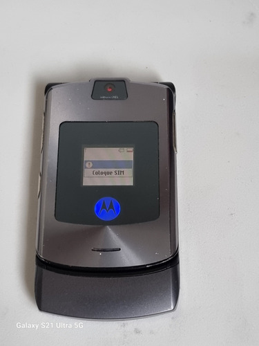 Celular Flip Motorola V3i Só Operadora Oi Gsm