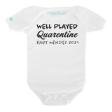 Pañalero Personalizado Bebé Well Played Quarentine