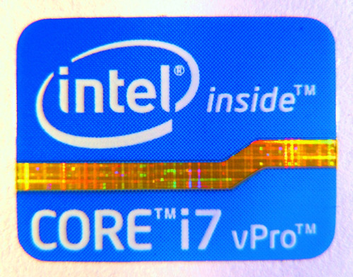 Calco Sticker Intel I5 I7 Logo Adhesivo Micro Kingston Fury