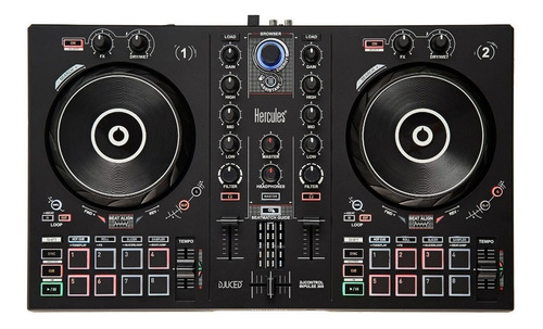 Controlador Dj Hercules Djcontrol Inpulse 300 Negro De 2 Canales