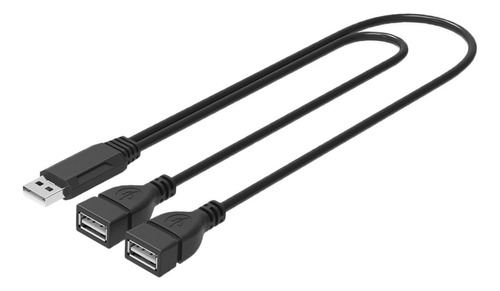 Usb 2.0 A Macho A 2 Usb Dual Hembra Jack Y Splitter Hub