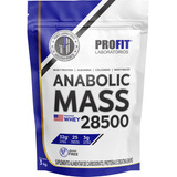 Hipercalórico Anabolic Mass 28500 - 3kg - Profit Labs Sabor Chocolate Com Morango