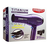 Red By Kiss Titanium 2300 Detangler Pik Hair Blow Dryer