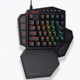 Teclado Mecánico Una Mano Redragon Diti K585 Rgb