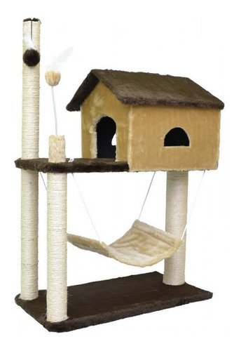 Sao Pet Arranhador House Pelucia 70x35x104cm