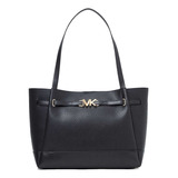 Bolsa Tote Michael Kors Original Reed Large Cuero Negro Liso