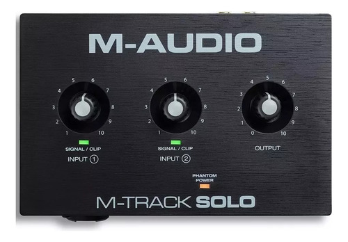 Interfaz Audio M Audio M Track Solo Usb Placa Impecable!