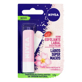  Esfoliante Labial Rosa Mosqueta Nivea Scrub Blister 4,8g