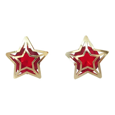 Amor Eterno - Broqueles Estrella Tecno \u002F Aretes \u002F Oro 10k | Meses sin interés