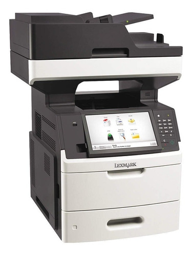 Multifuncional Lexmark Mx711dhe Blanca Y Gris 